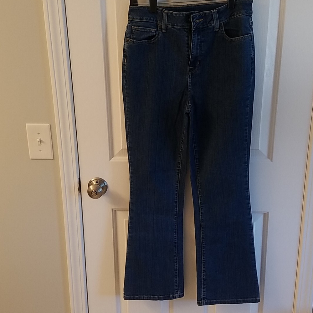 LLBean jeans.